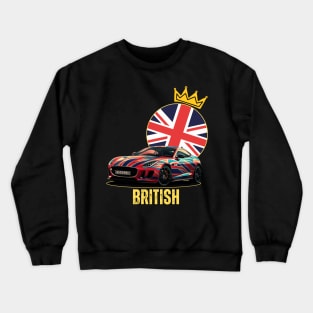 Jaguar F-Type - British Flag Crewneck Sweatshirt